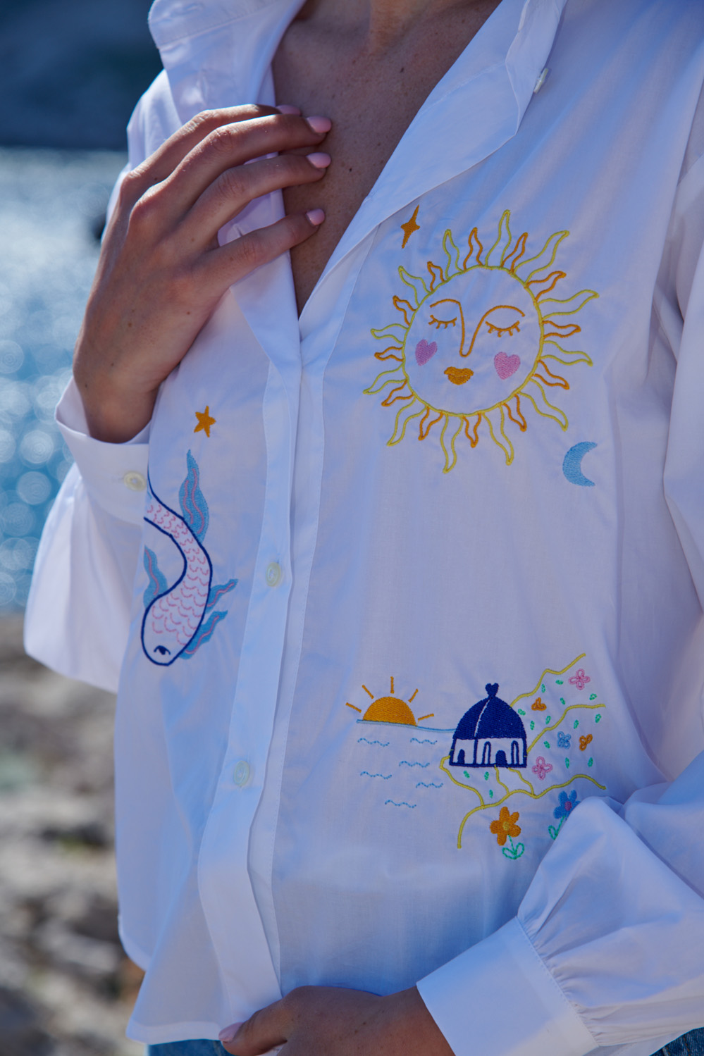 Chemise brodée Zora – Image 4