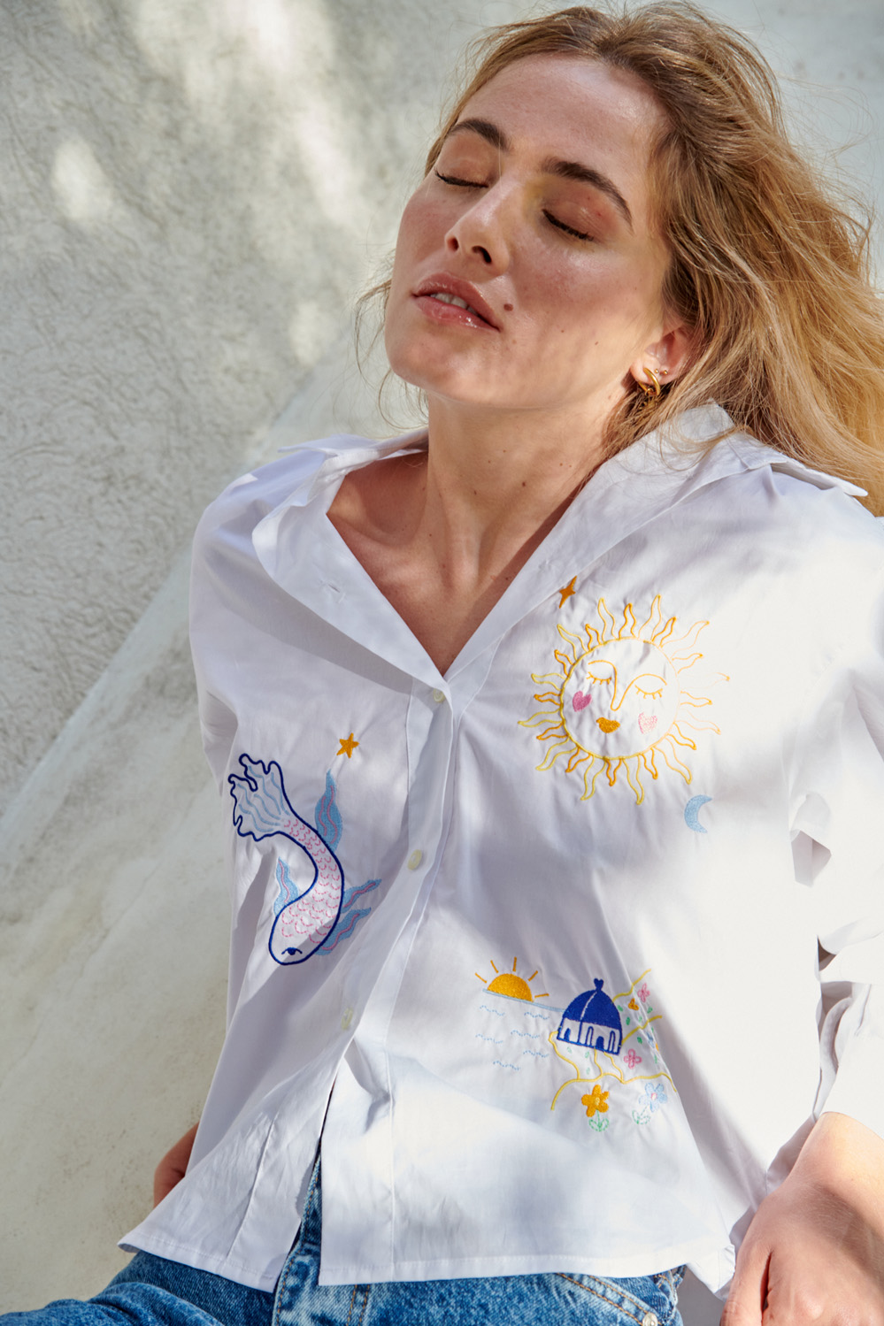 Chemise brodée Zora – Image 7