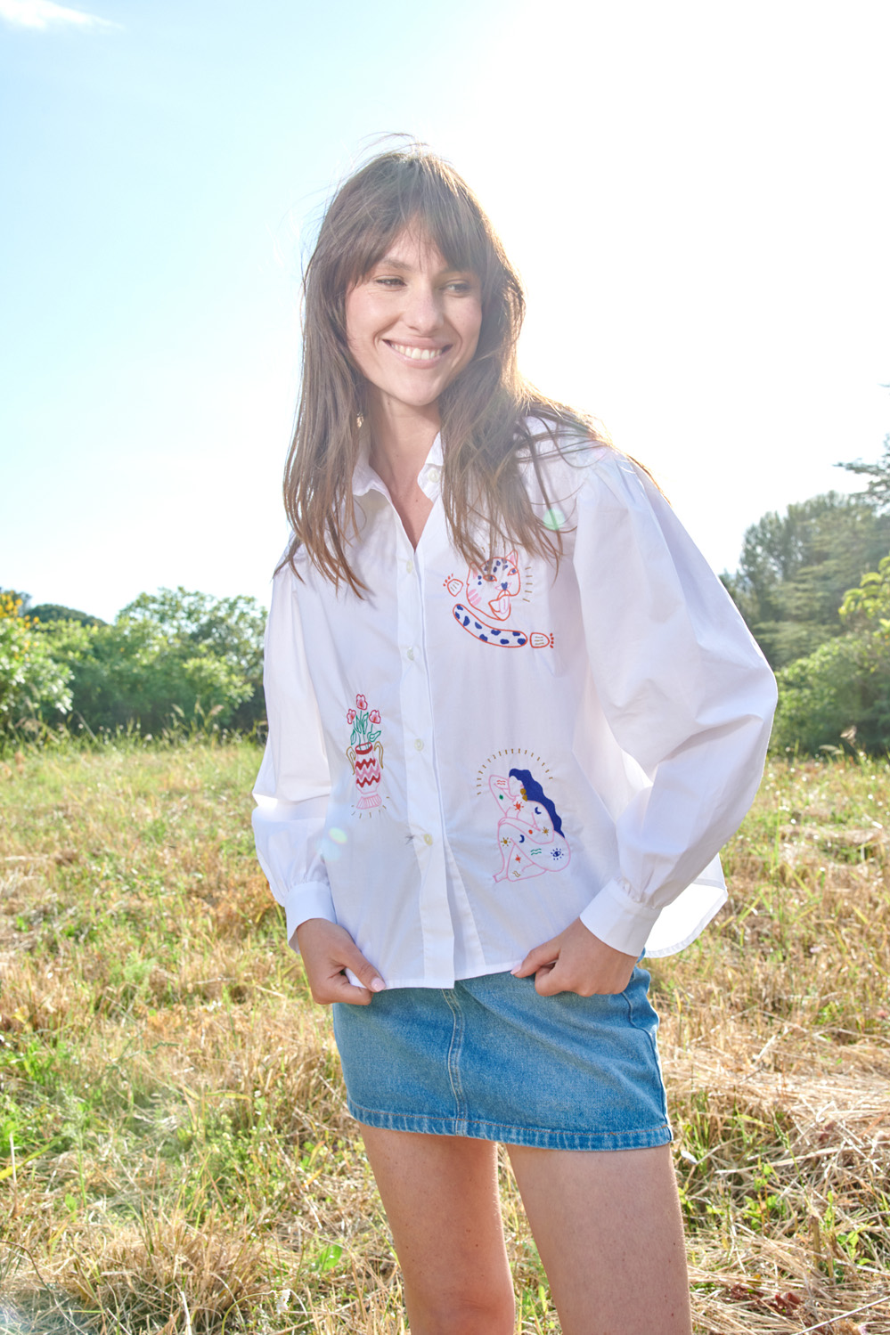 Chemise brodée Maya – Image 9