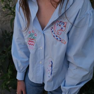 Chemise brodée Maya