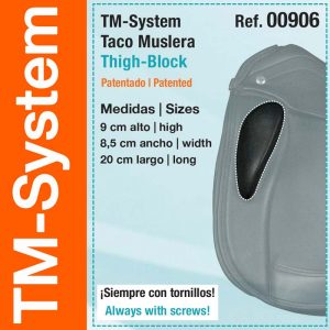Genouillère Option Selle Zaldi Tm-S Avec Bloc Cuisse