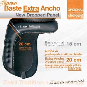 Panneaux Extra-Larges Dropped Panel Option Selle Zaldi