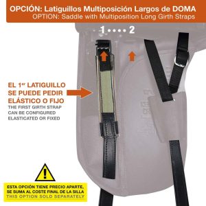 Étrivières Multiposition Longs Dressage