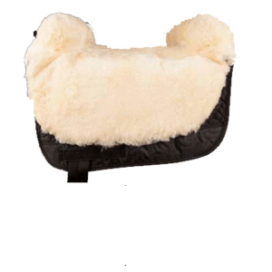 Selle Tapis De Monte Bareback En Peau De Mouton Naturel