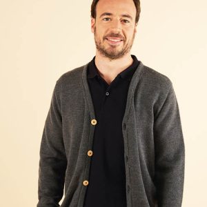 gilet merinos homme