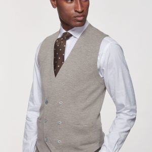 gilet merinos homme
