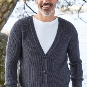 gilet merinos homme
