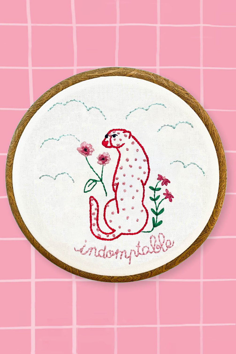Kit de broderie “Le Léopard”